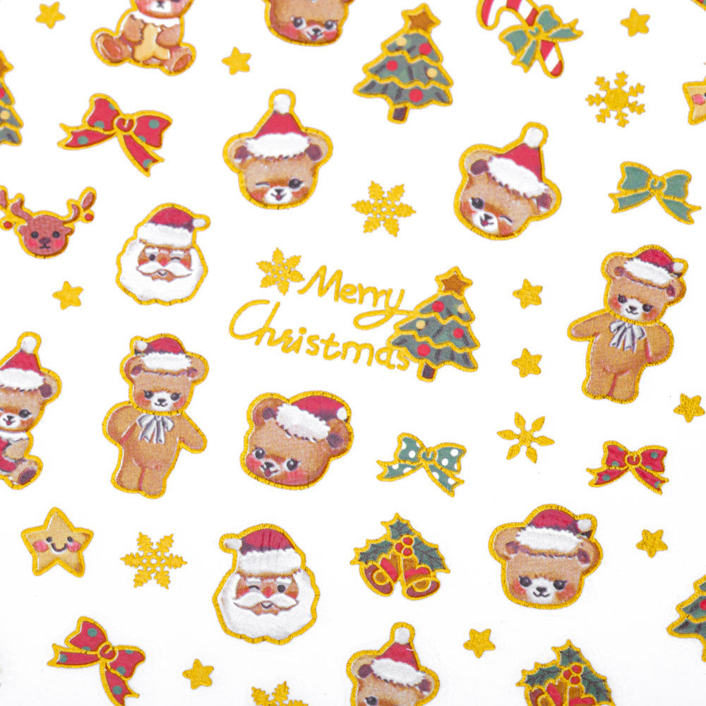 Nail Sticker Xmas 3556. Easy Nails