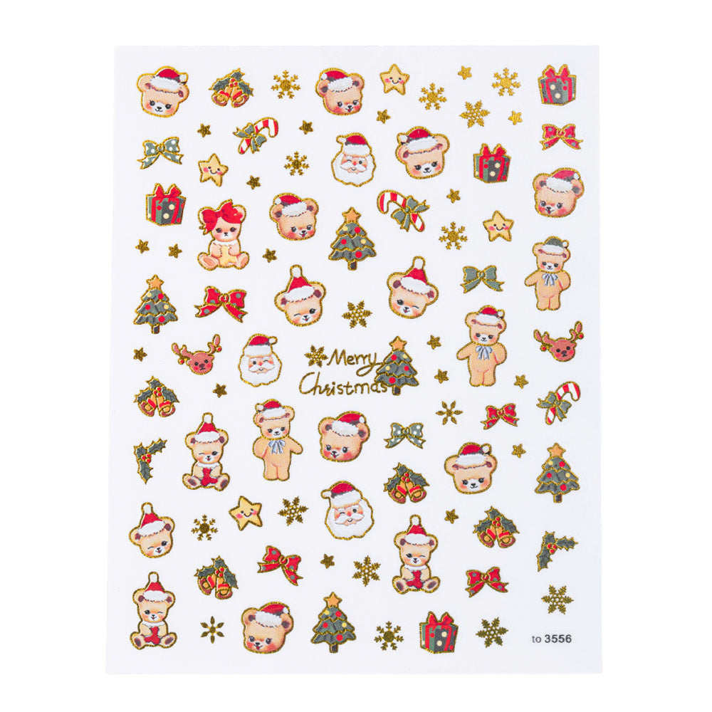 Nail Sticker Xmas 3556 Easy Nails