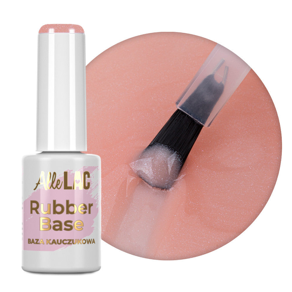 Rubber Base Gel BIAB - 07 - Peach Bling