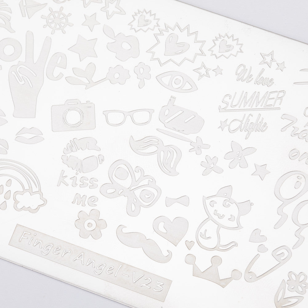 Stamping plate Finger_Angel_V23.2 Easy Nails