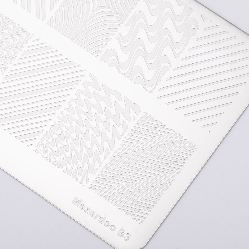 Stamping plate Mezerdoo_B3.2 Easy Nails