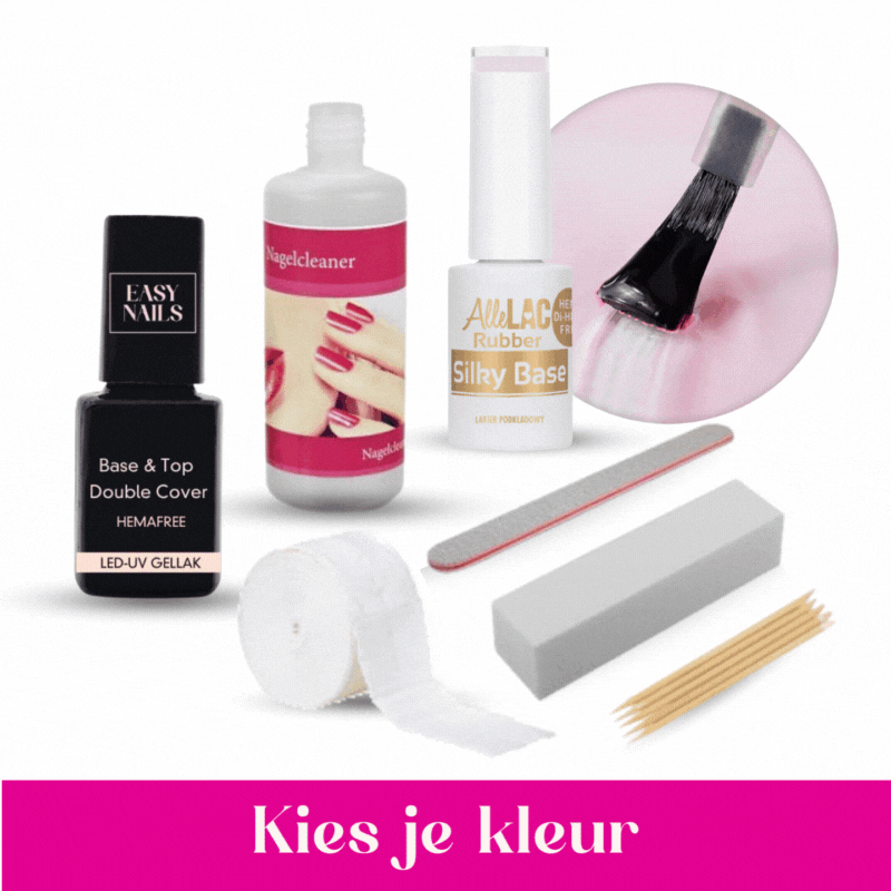 Rubber Base BIAB Starterset - Met kleur naar keuze